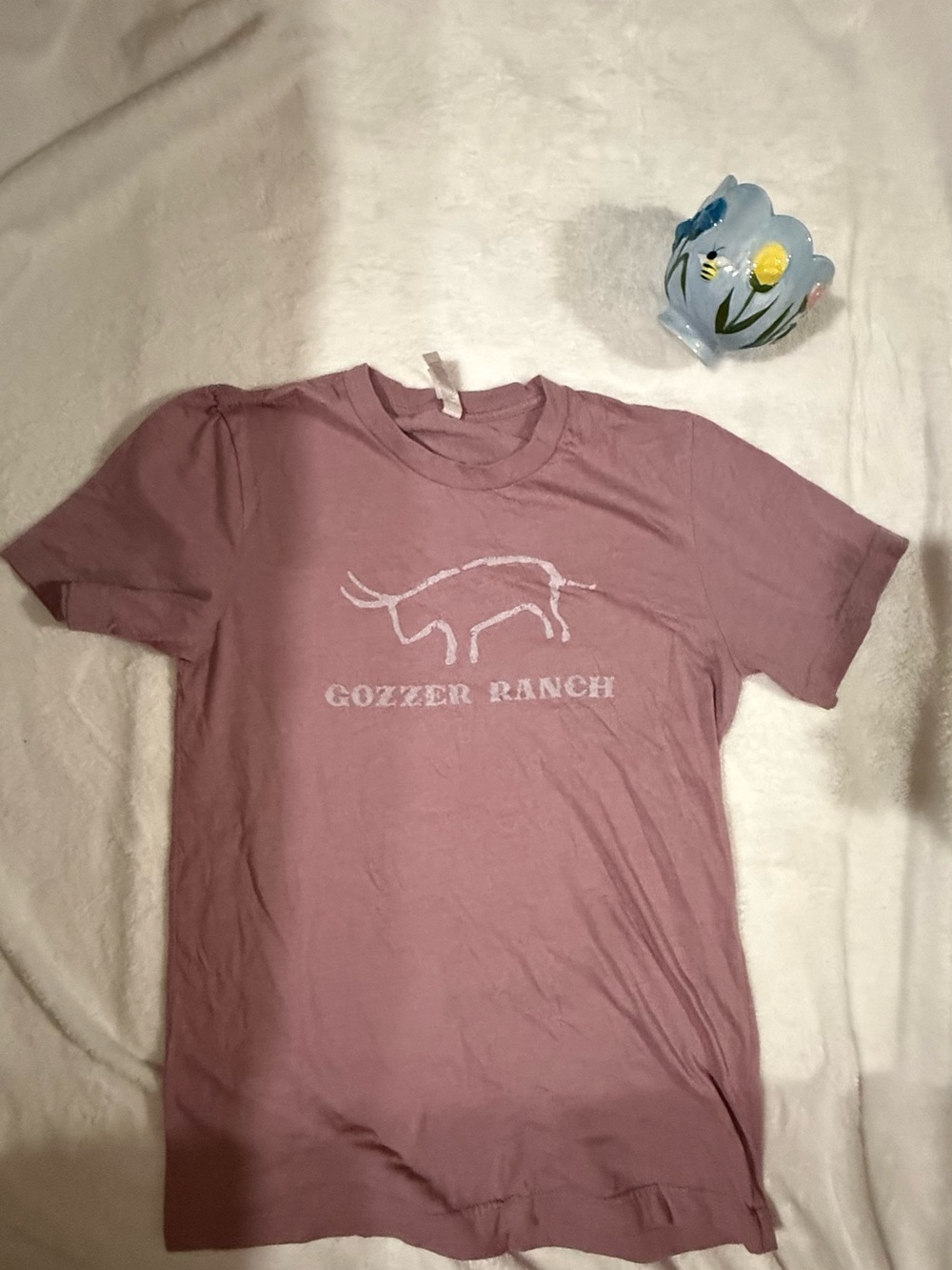 Bella Canvas Gozzer Ranch Mauve Graphic T‑Shirt